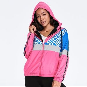 PINK Sherpa Full Zip Anorak & pants set